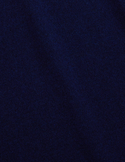 Pull Ilian en cachemire et laine marine