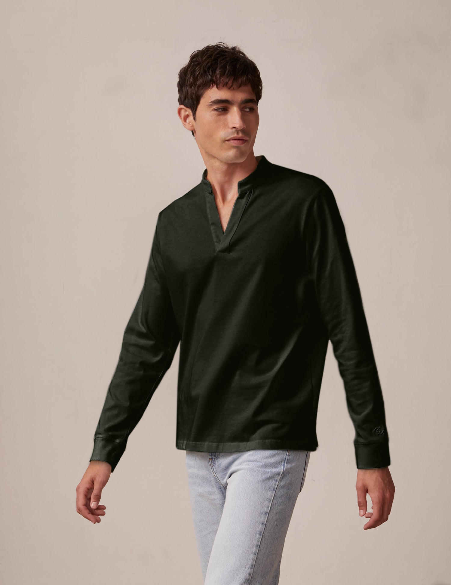 T-shirt Charles en coton vert