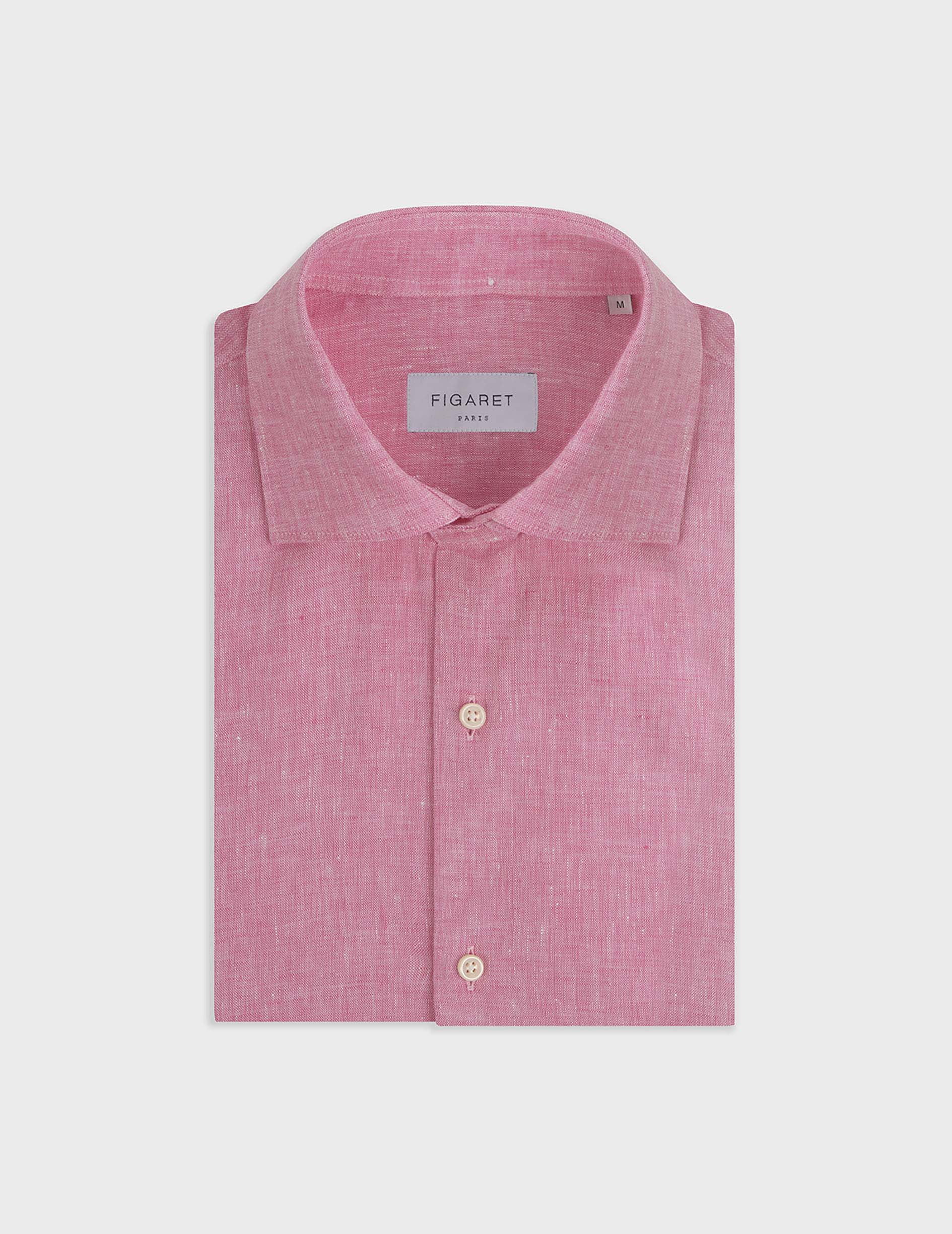 Pink linen Aristote shirt
