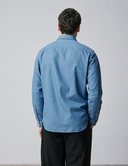 Blue denim Auguste shirt