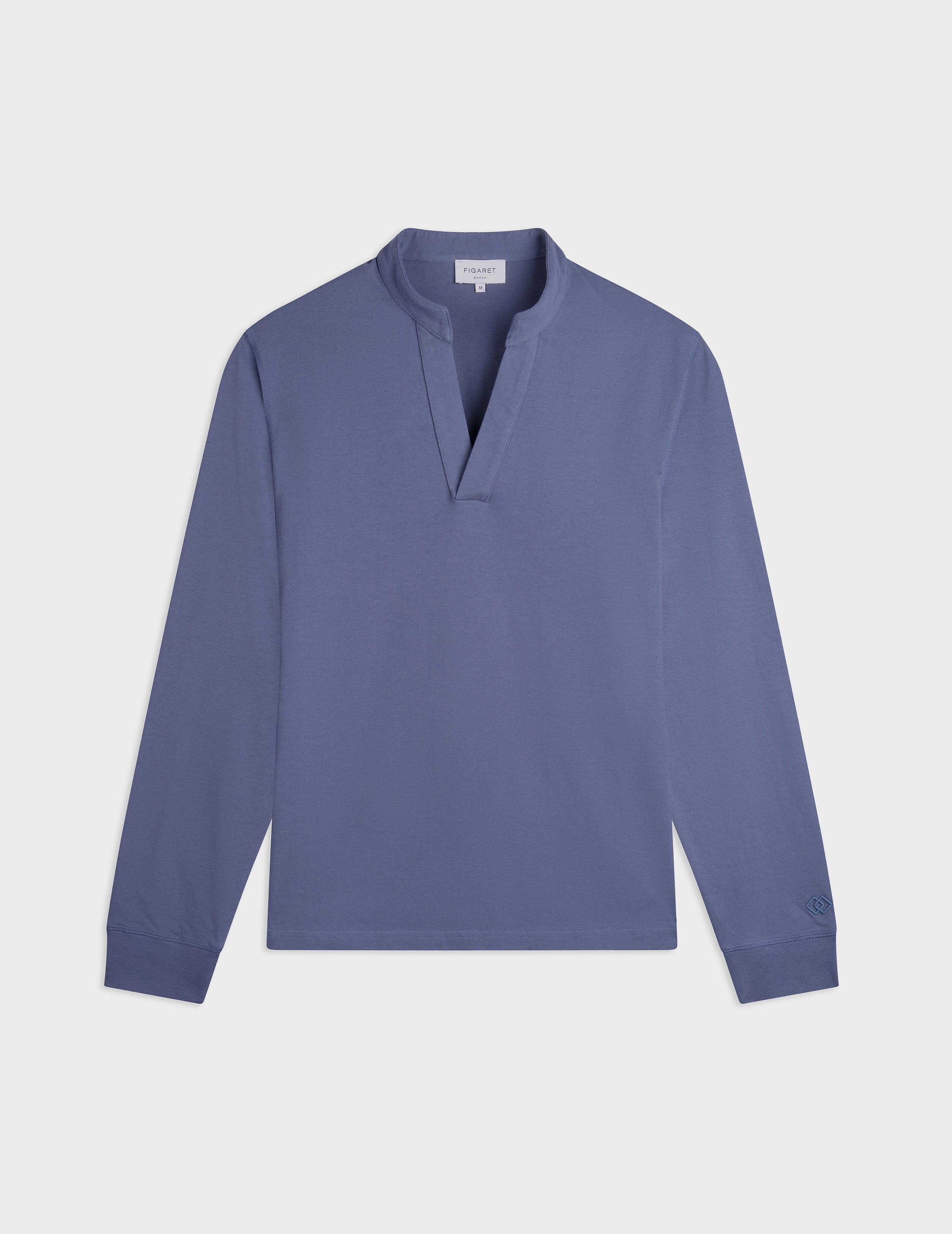 Blue cotton Charles t-shirt