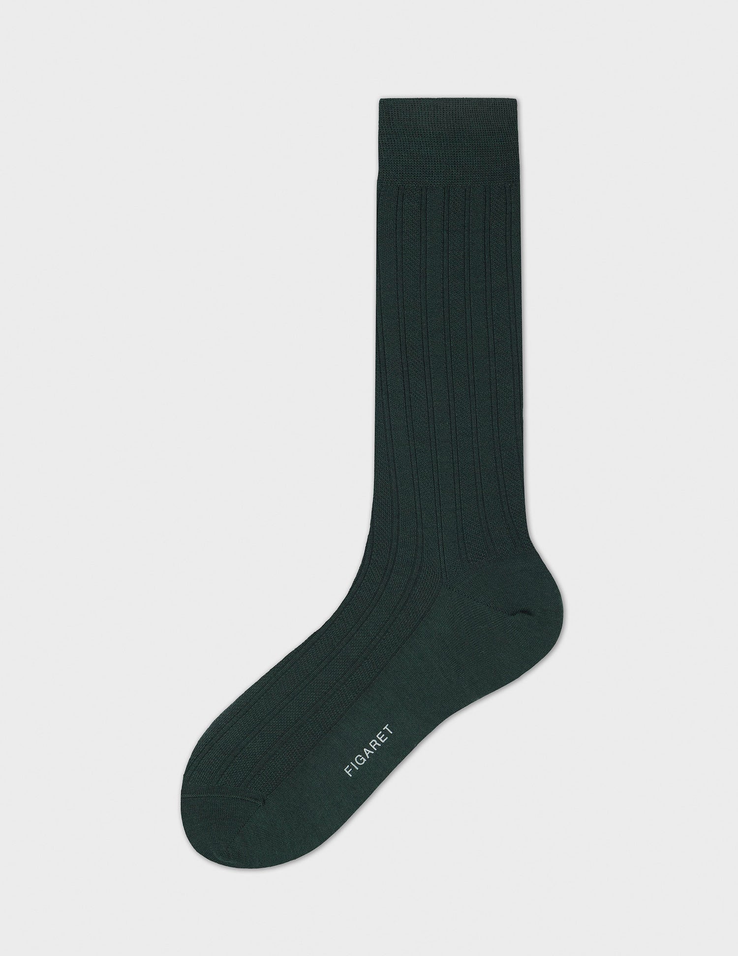 Chaussettes en laine verte