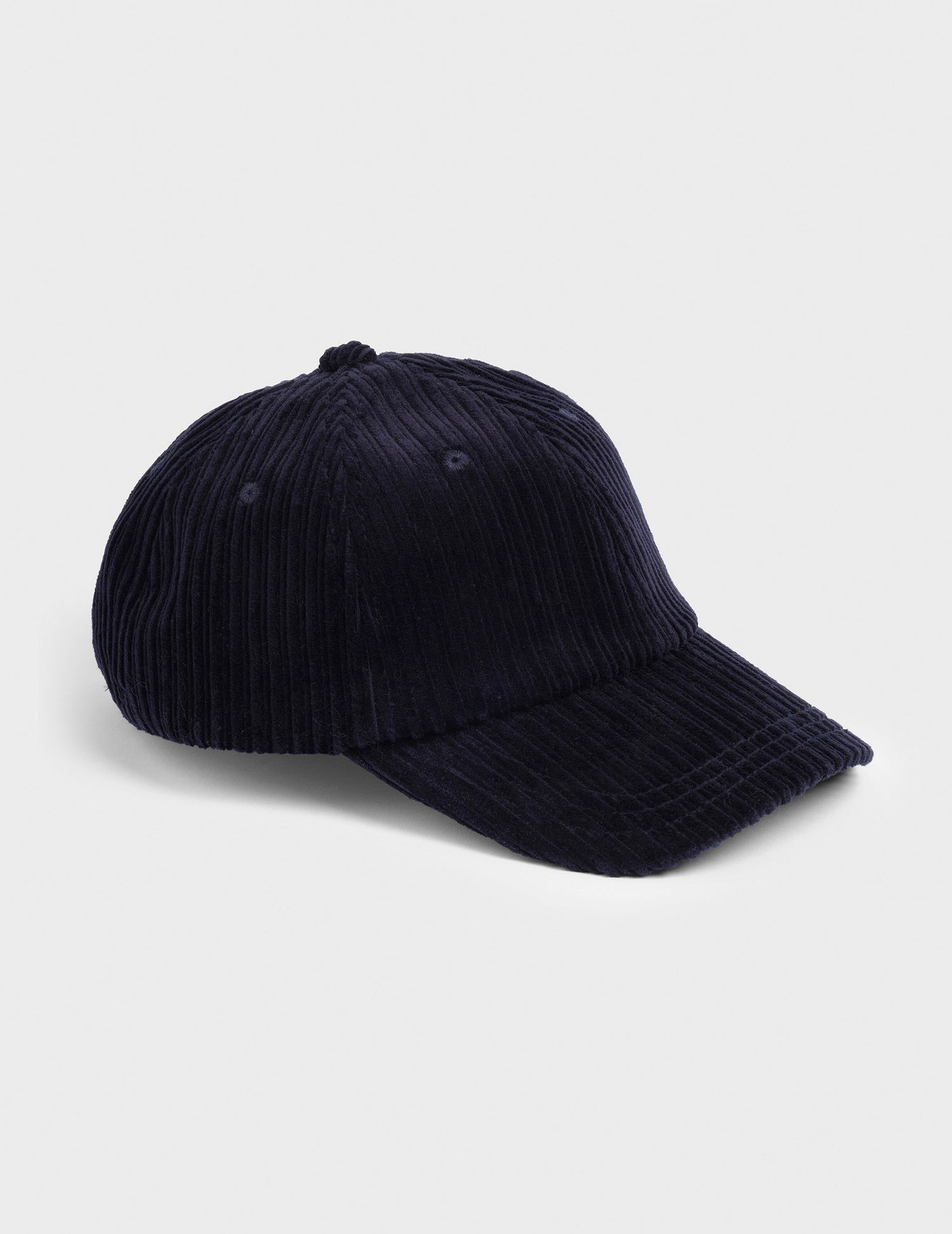 Casquette en velours marine