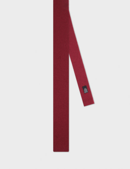 Bordeaux cashmere knit tie