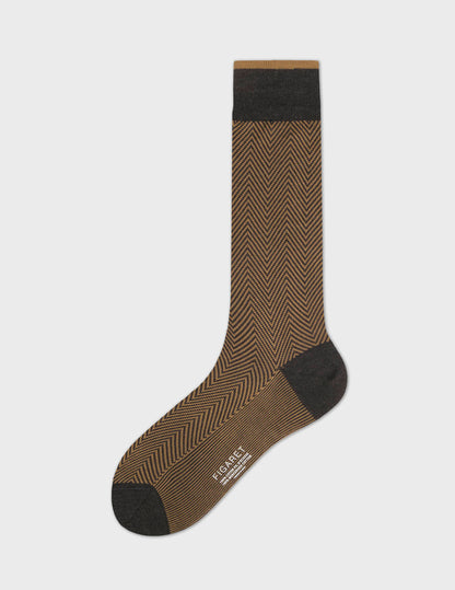 Winter week of 5 chevron socks