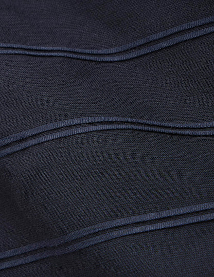 Ortensia navy striped blouse