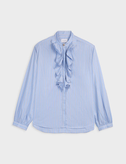 Chemise Carla rayée bleue