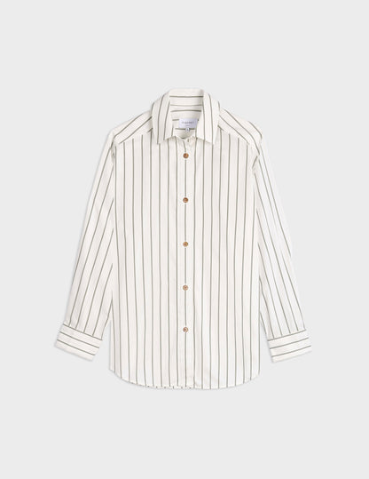 Chemise Hannah rayée kaki