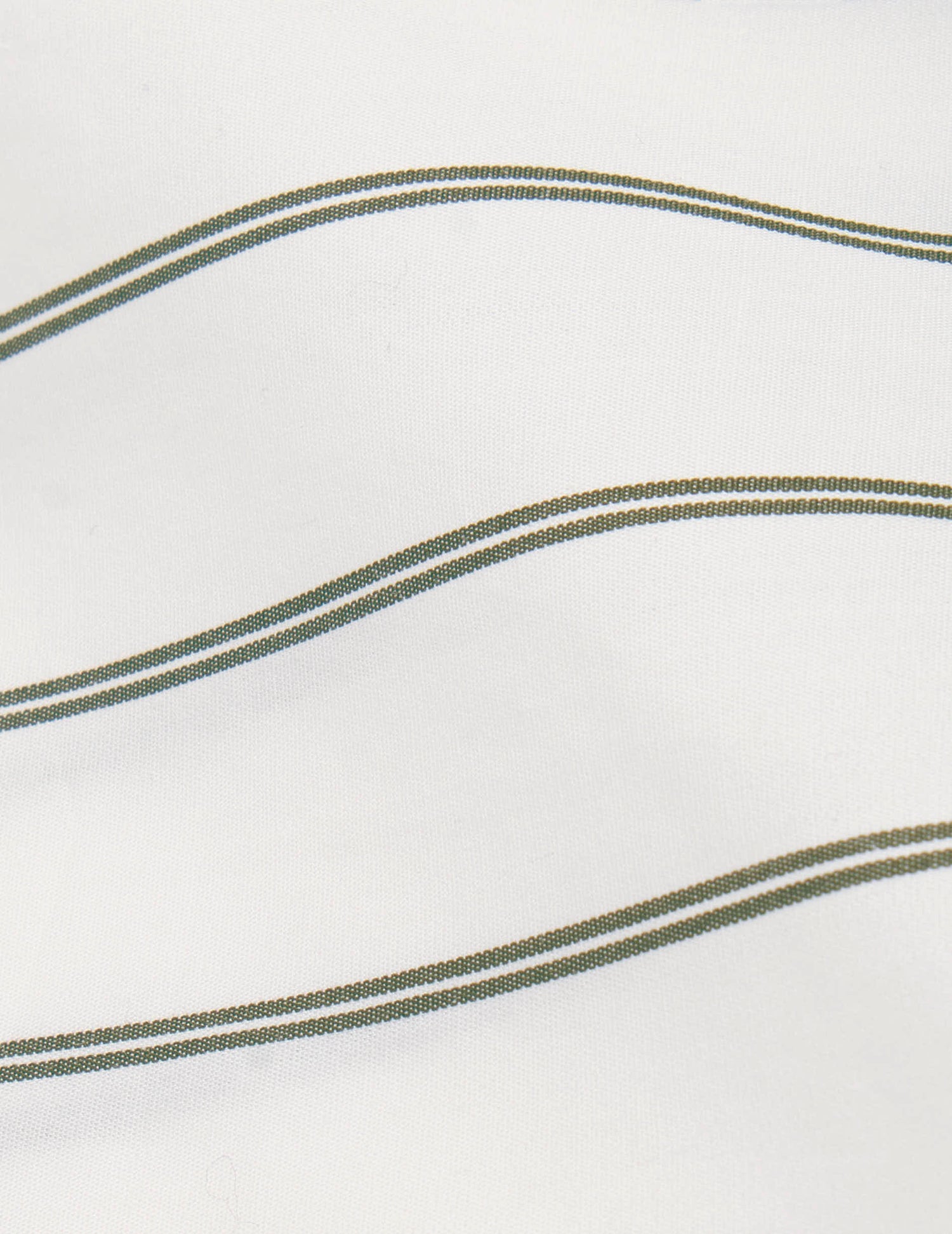 Chemise Hannah rayée kaki - Popeline - Col Chemise - Poignets Mousquetaires#5