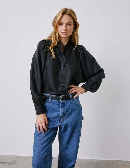 Chemise Lanaée noire