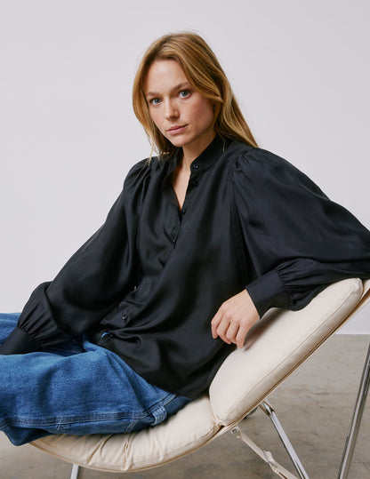 Chemise Lanaée noire