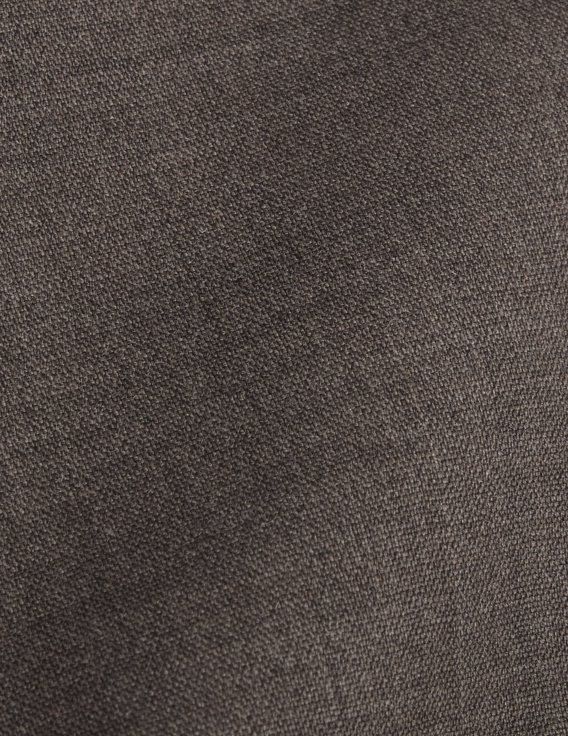 Chemise Léanna en laine vierge marron - Toile - Col Chemise