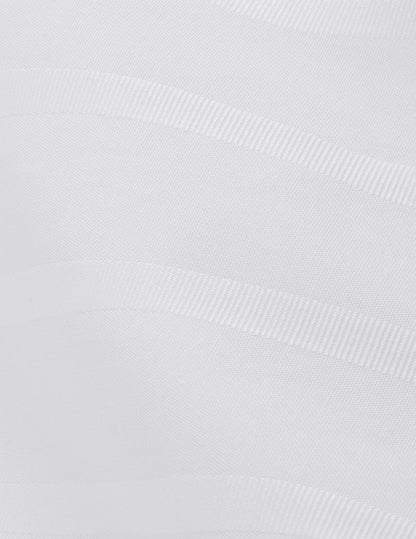 Chemise oversize Léa rayée blanche