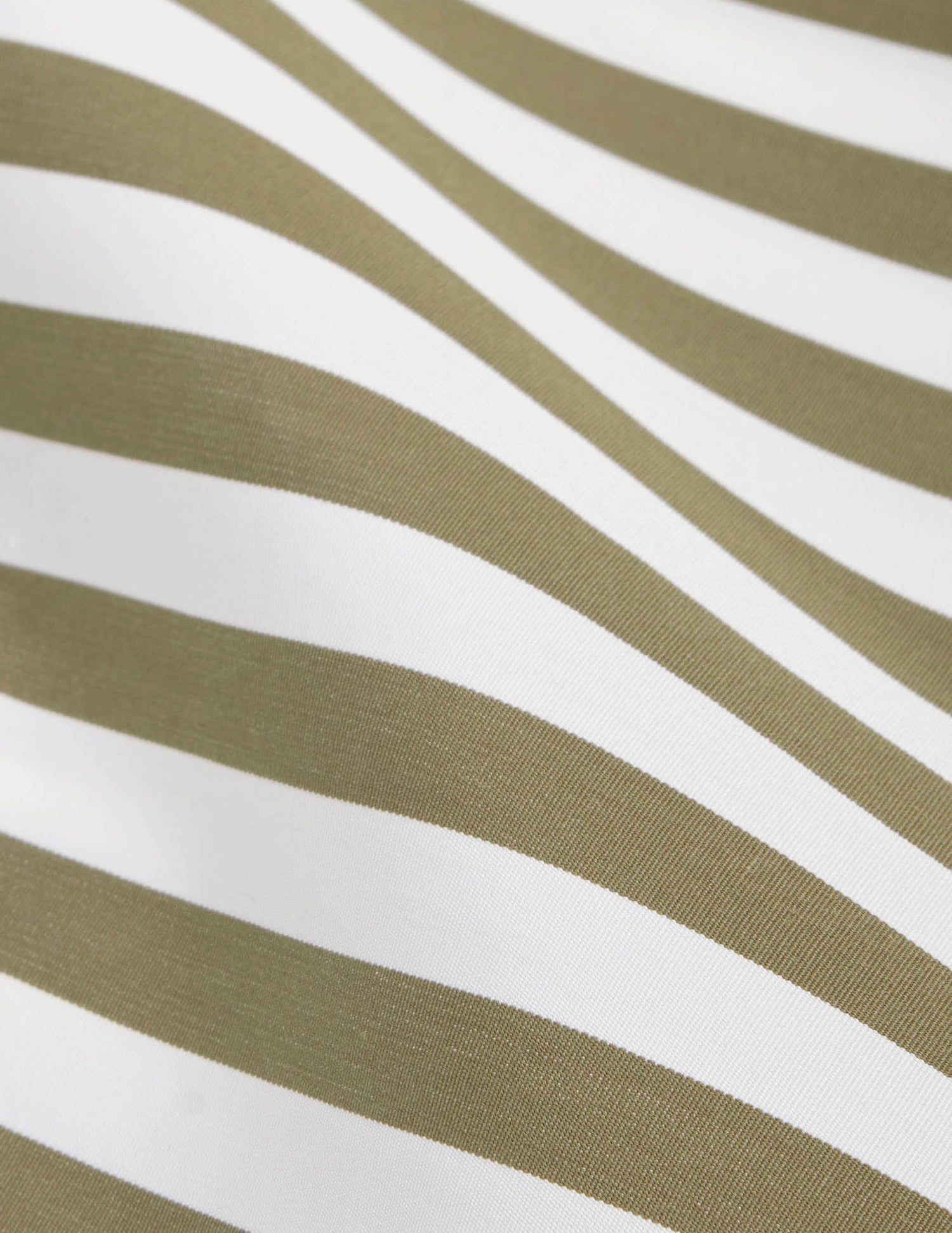 Chemise oversize Léa rayée kaki - Popeline - Col Chemise#6