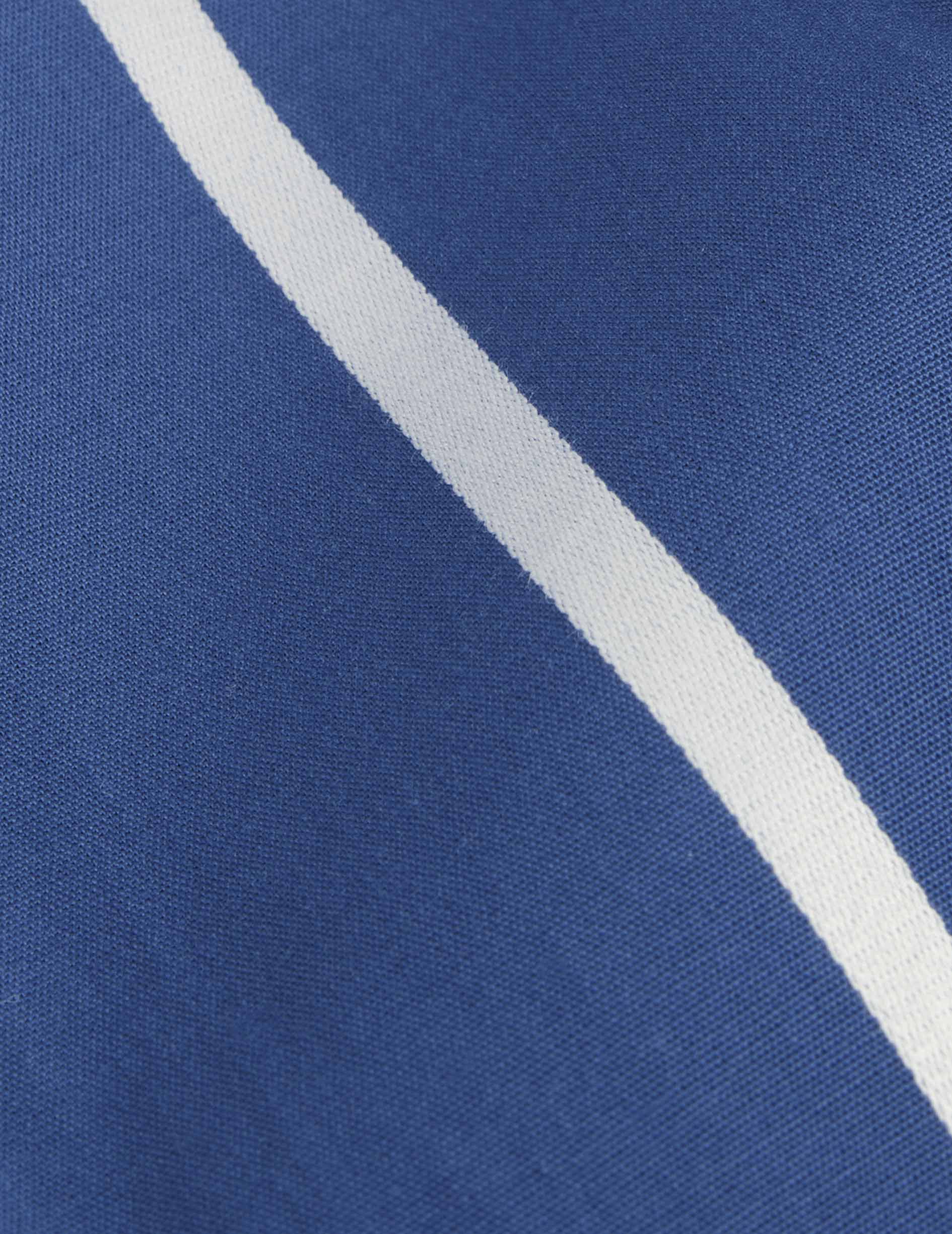 Lizandra navy striped oversized shirt - Poplin - Shirt Collar