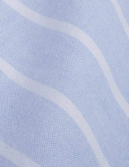 Chemise oversize Lizandra rayée bleue