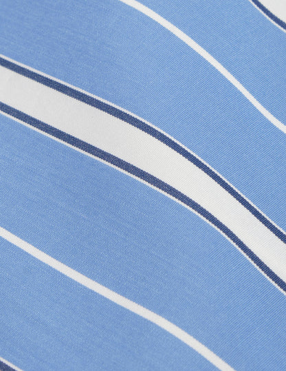 Chemise oversize Lizandra rayée bleue