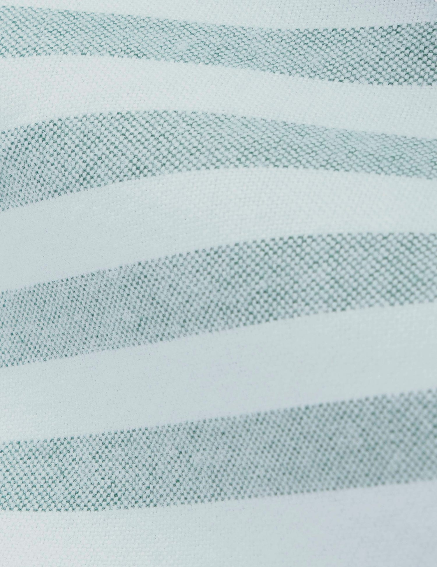 Chemise oversize Maliza rayée verte - Oxford gratté - Col Chemise#5