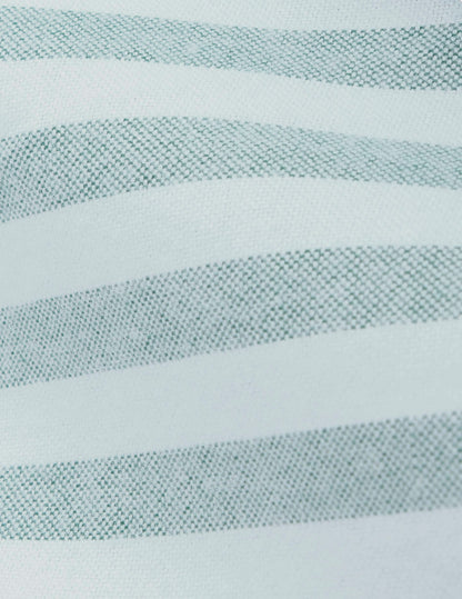 Chemise oversize Maliza rayée verte