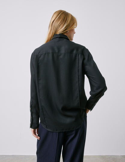 Chemise Manon gorge cachée noire