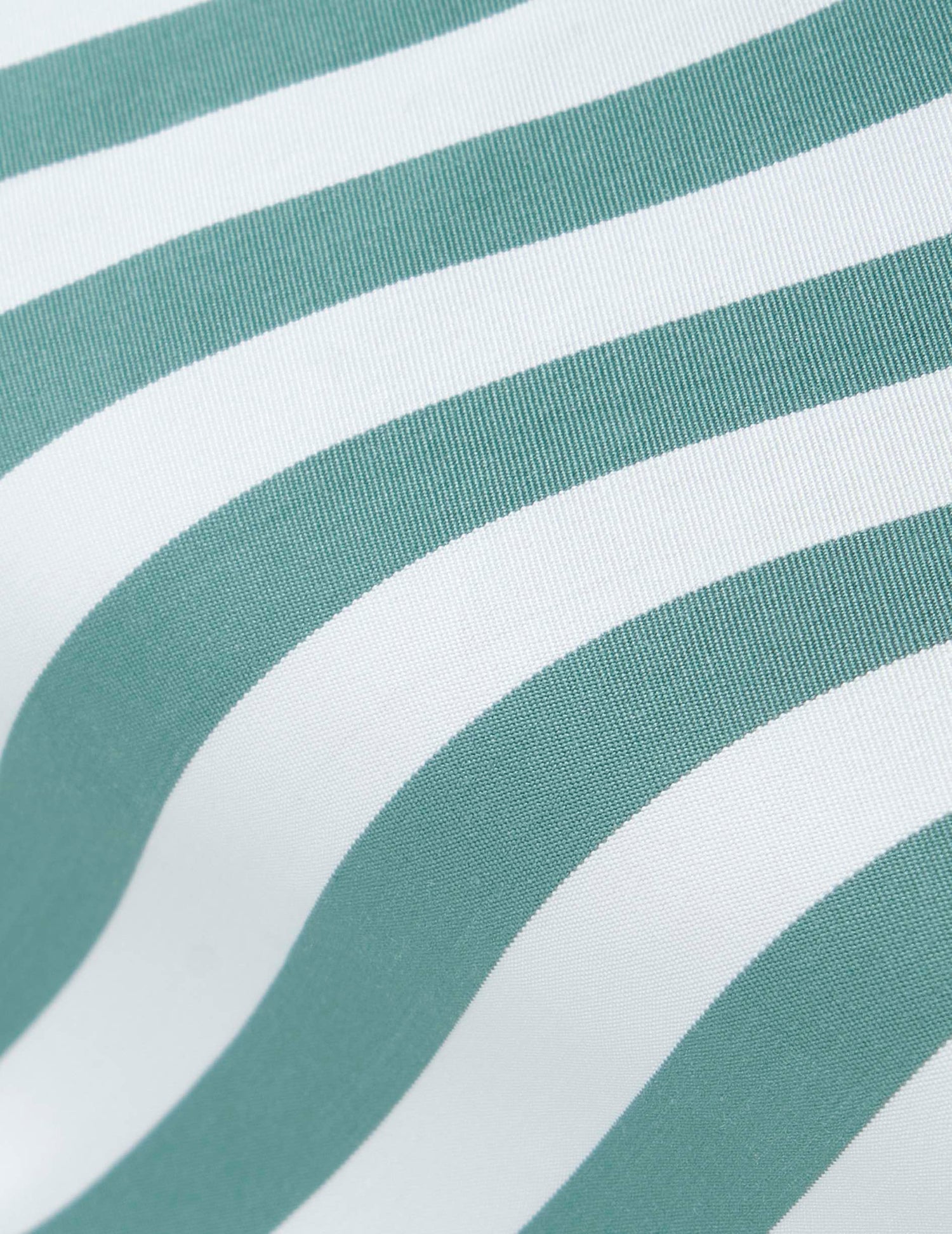 Chemise oversize Mathilde rayée vert sauge - Popeline - Col Chemise#6