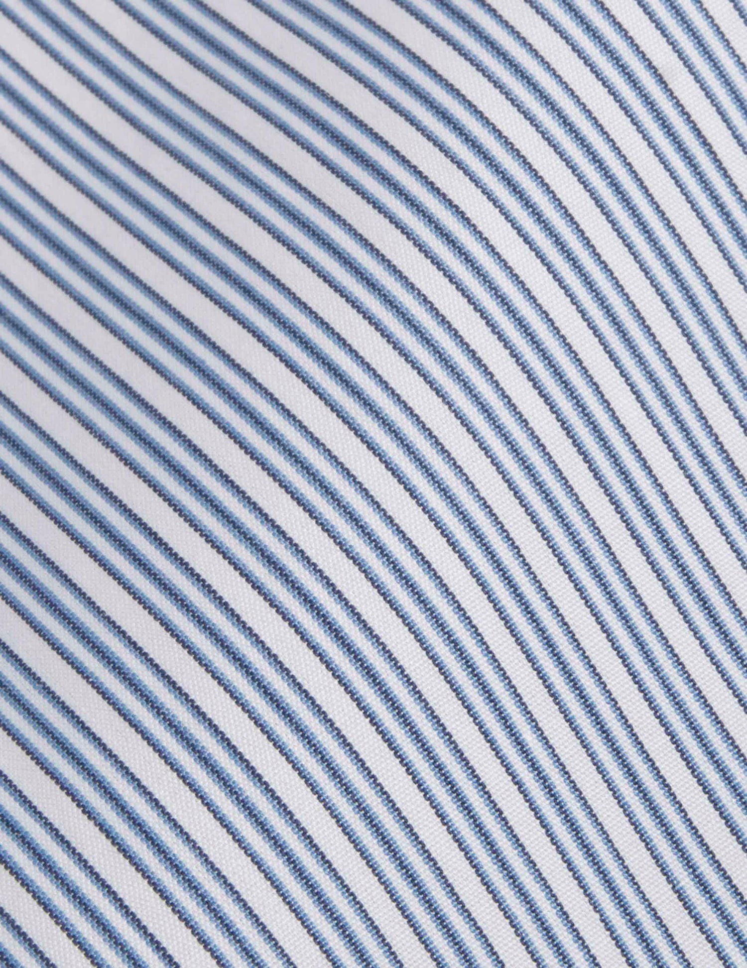 Chemise Meryl rayée bleue - Popeline - Col Chemise#6