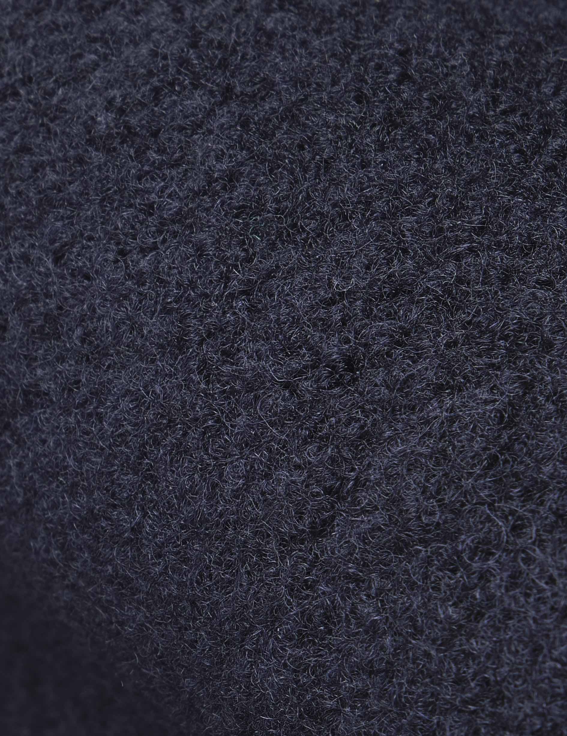 Marielle navy virgin wool coat