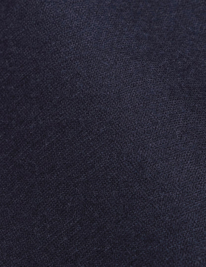 Pantalon Lyzie en laine vierge marine