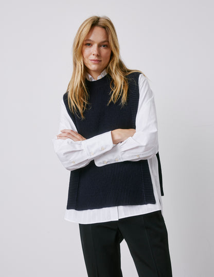 Ilonna navy wool sweater