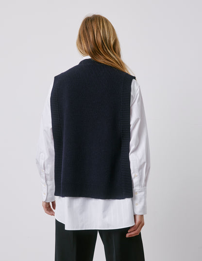 Ilonna navy wool sweater