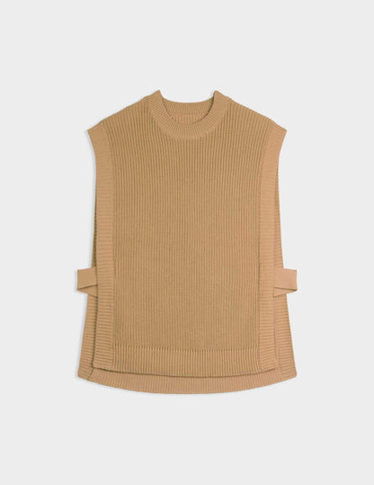 Pull Ilonna en laine mérinos camel