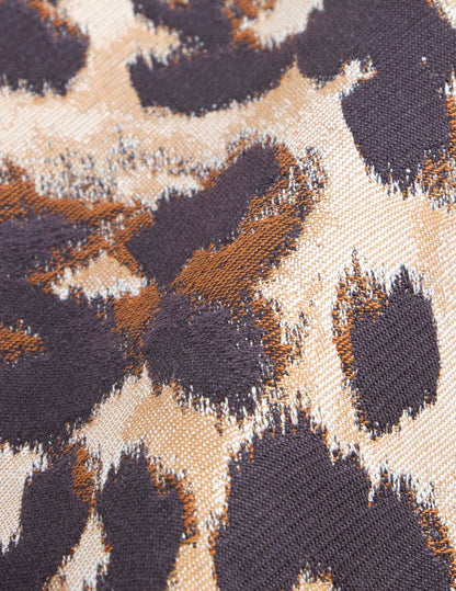 Surchemise Bianca en jacquard léopard
