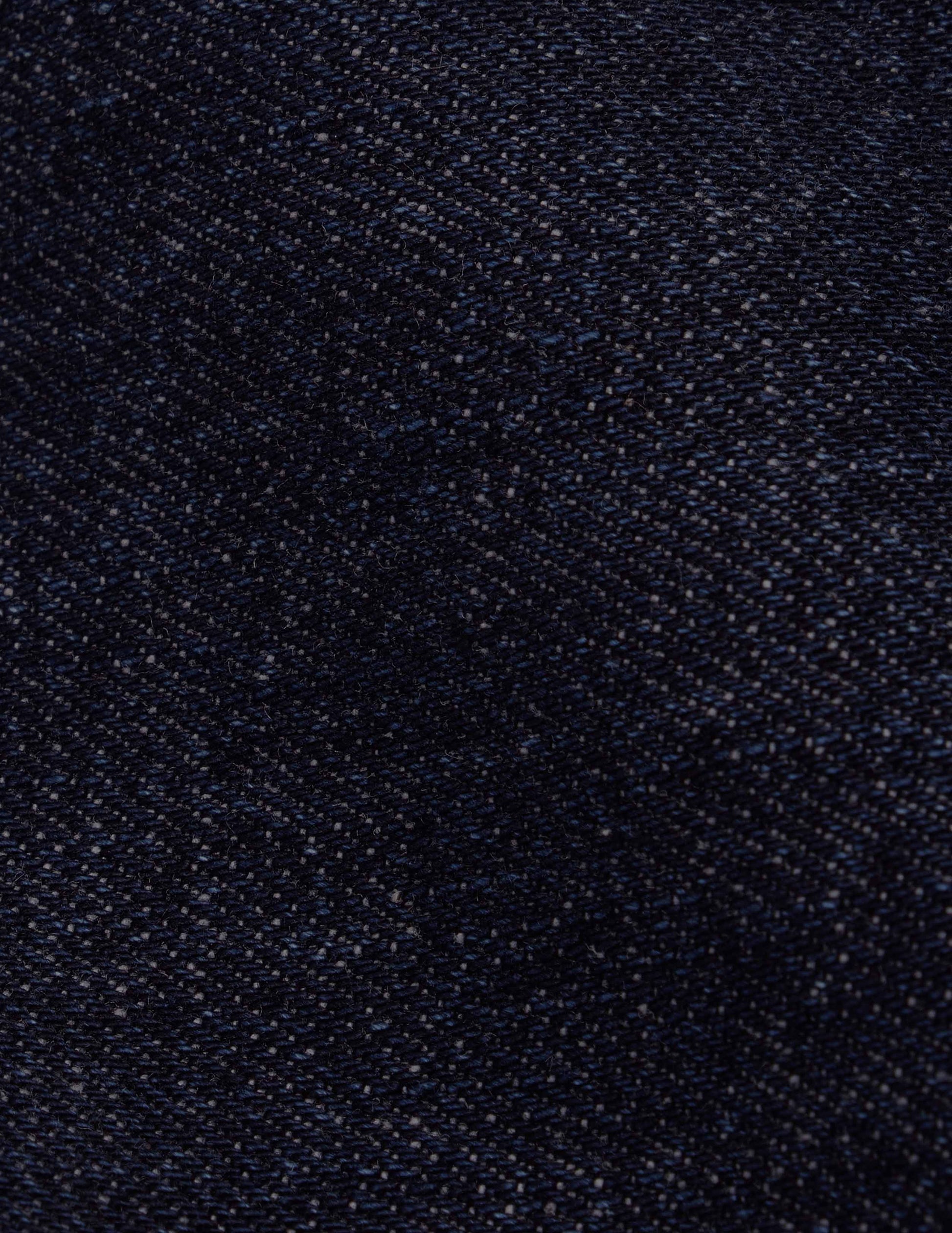 Surchemise Ingrid en denim bleu marine - Denim - Col Chemise