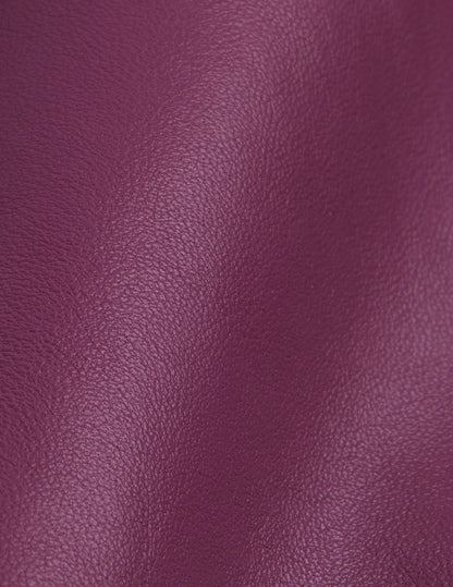 Surchemise Marylou en cuir violine