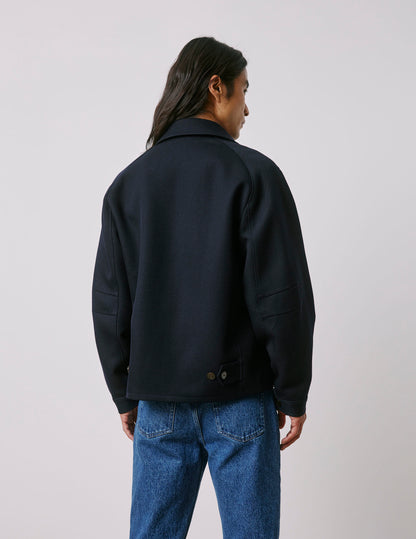 Mattew navy virgin wool jacket