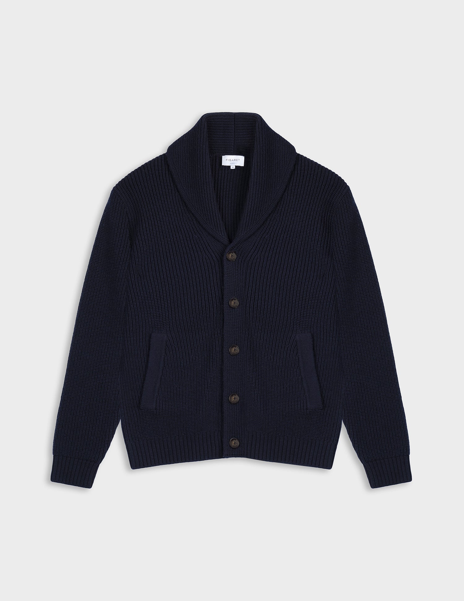Cardigan Mathis en laine marine