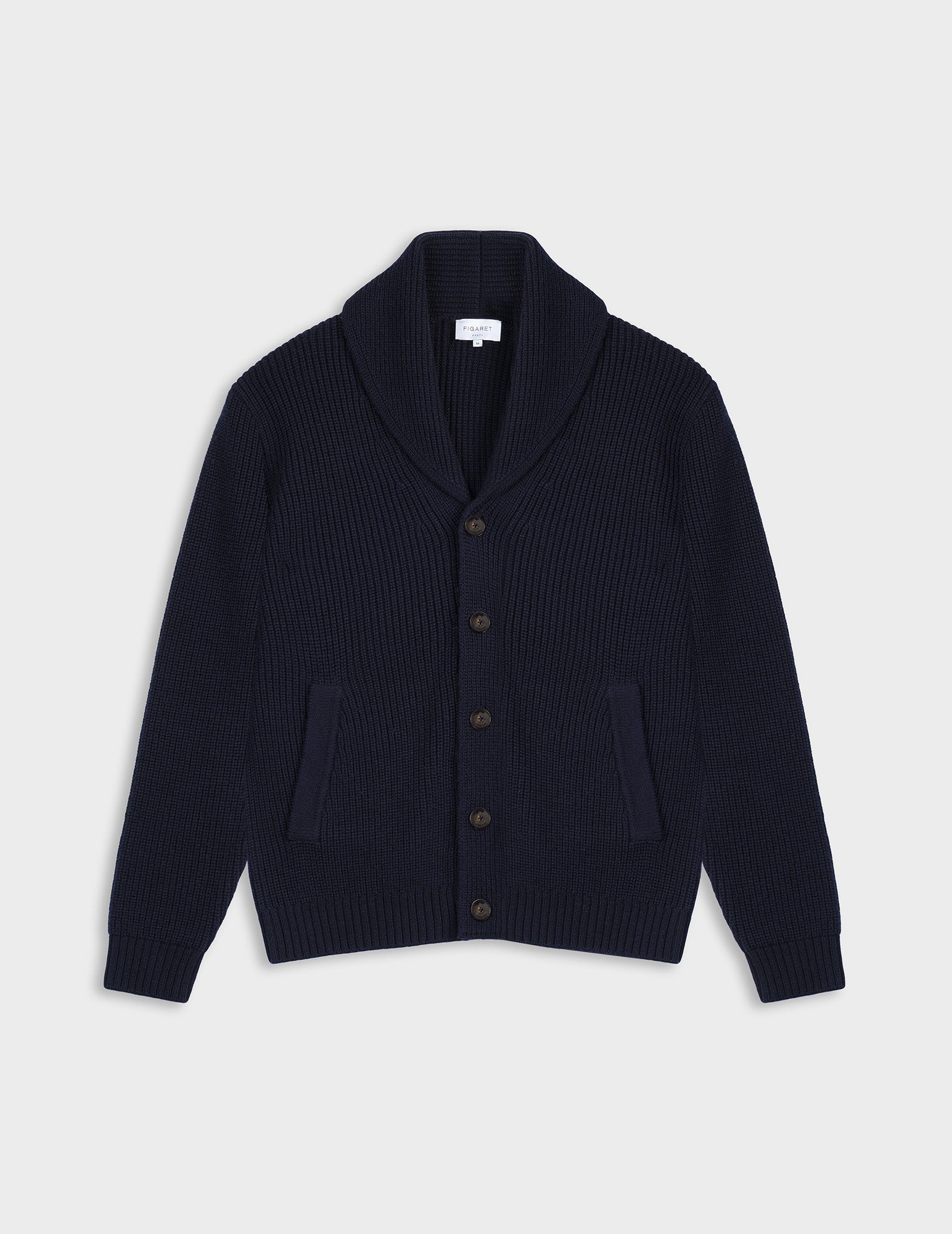 Cardigan Mathis en laine marine