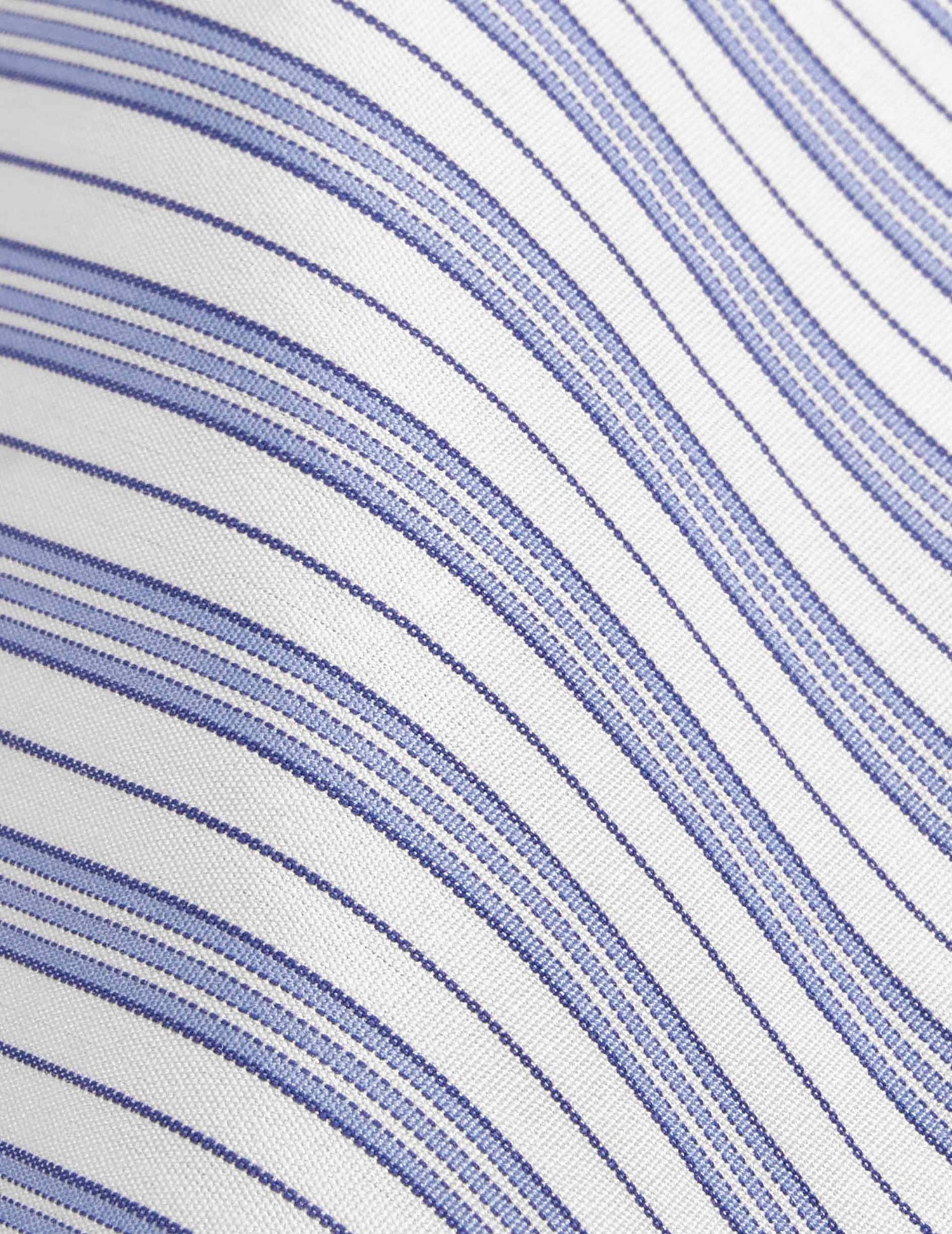 Chemise classique rayée bleue - Popeline - Col Américain#3