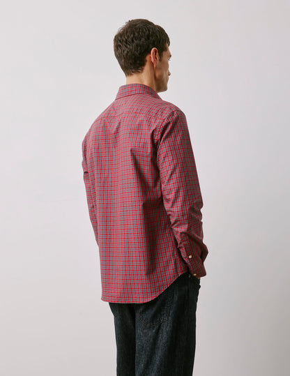 Antonin red checked shirt