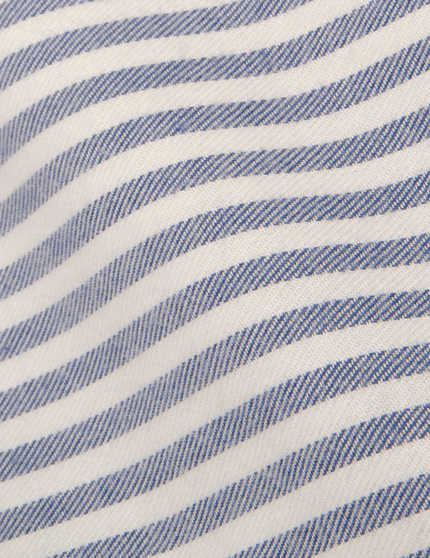 Chemise Aristote rayée bleu marine - Flanelle - Col Italien#6