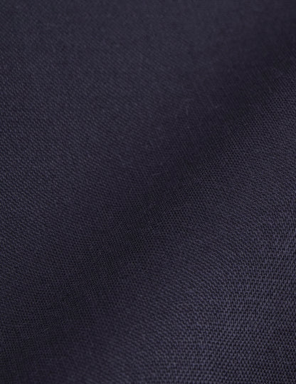 Chemise Aristote en laine vierge bleu marine