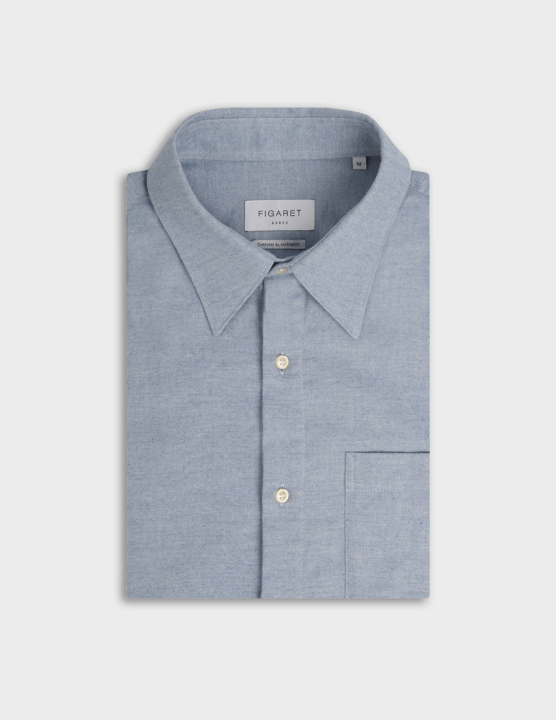 Arnold blue shirt - Flannel - Prodigious Collar
