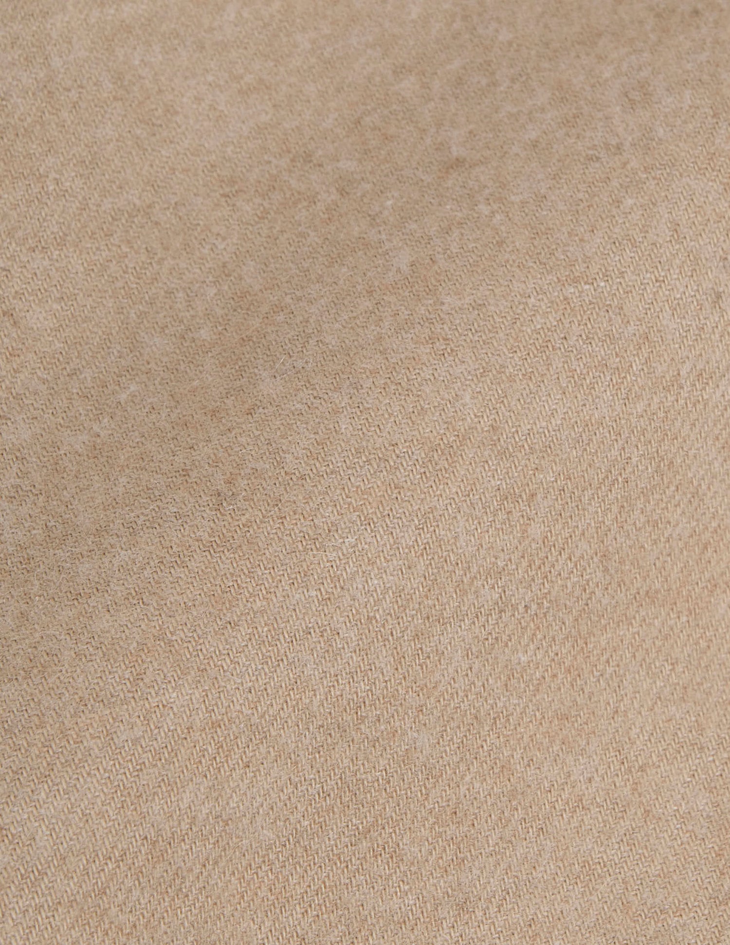 Chemise Auguste beige - Flanelle - Col Français#5