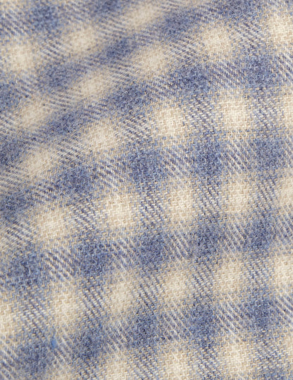 Chemise Auguste à carreaux bleus