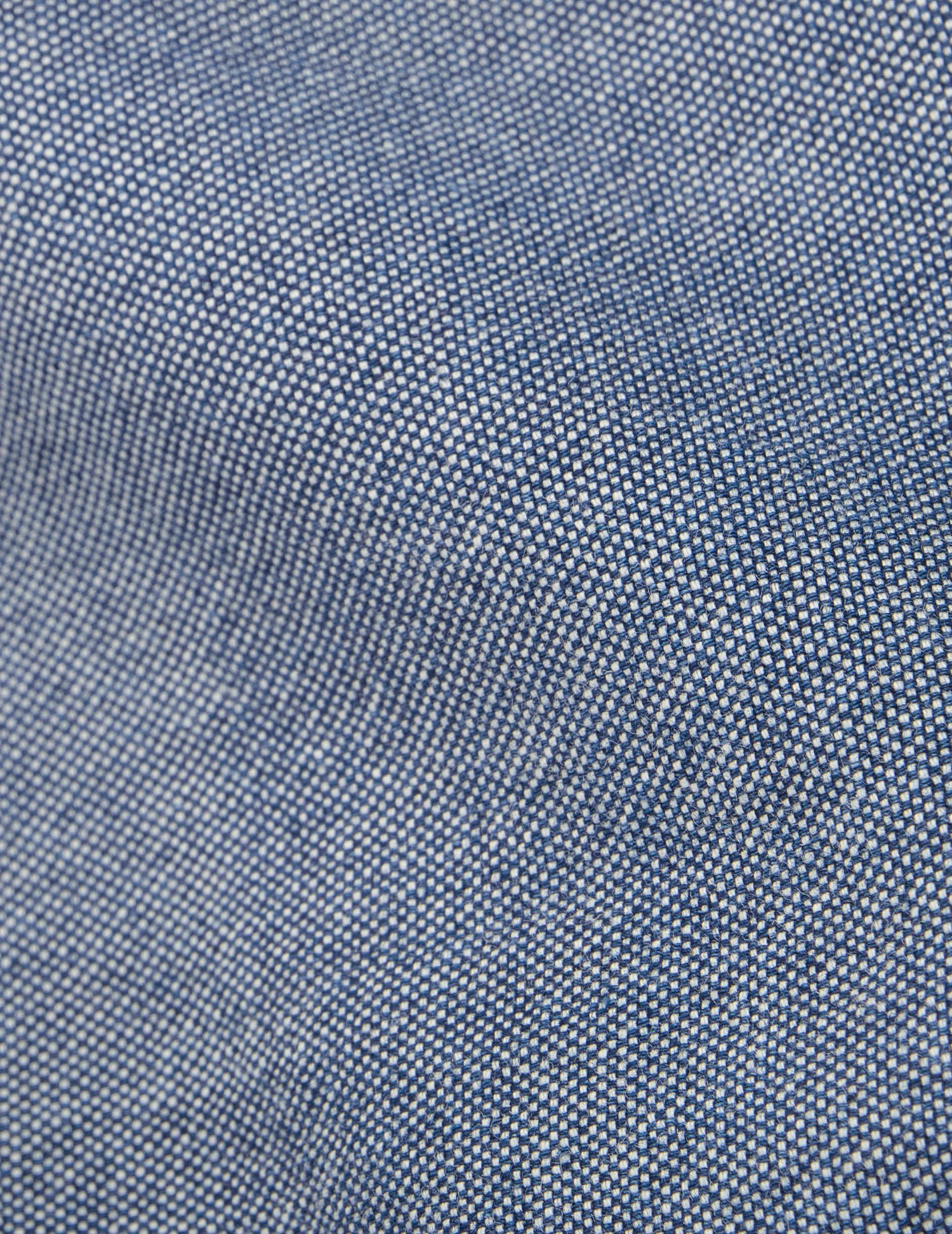 Chemise Carl bleue - Denim - Col Droit ouvert#5