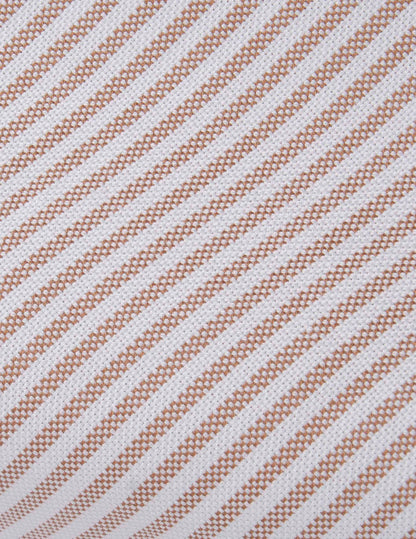 Chemise Carl rayée marron