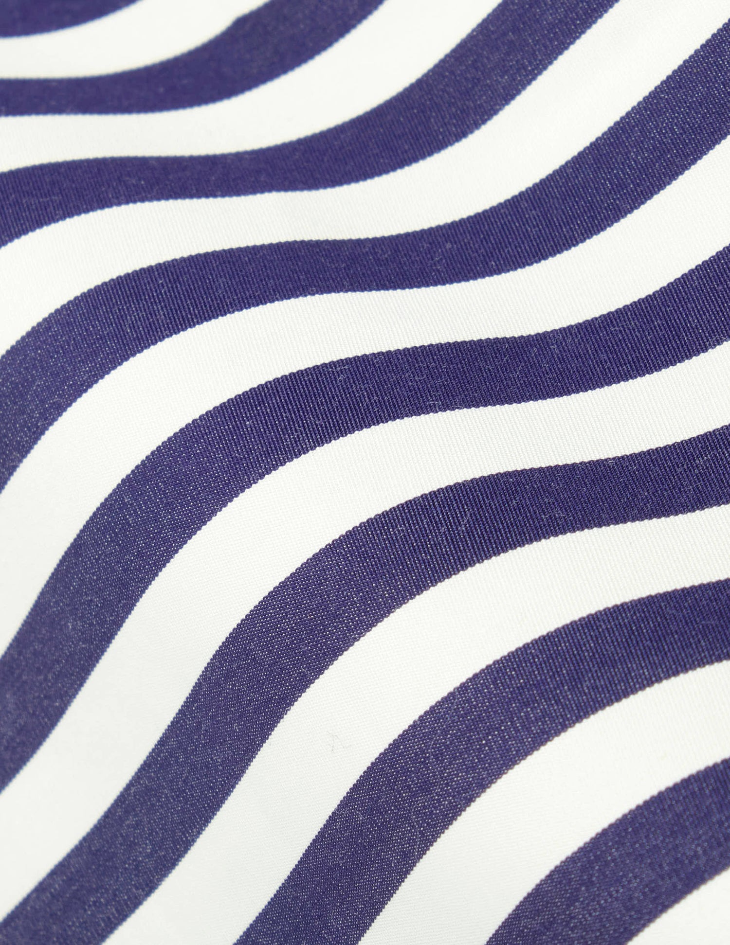 Chemise semi-ajustée rayée bleu marine - Popeline - Col Figaret#2