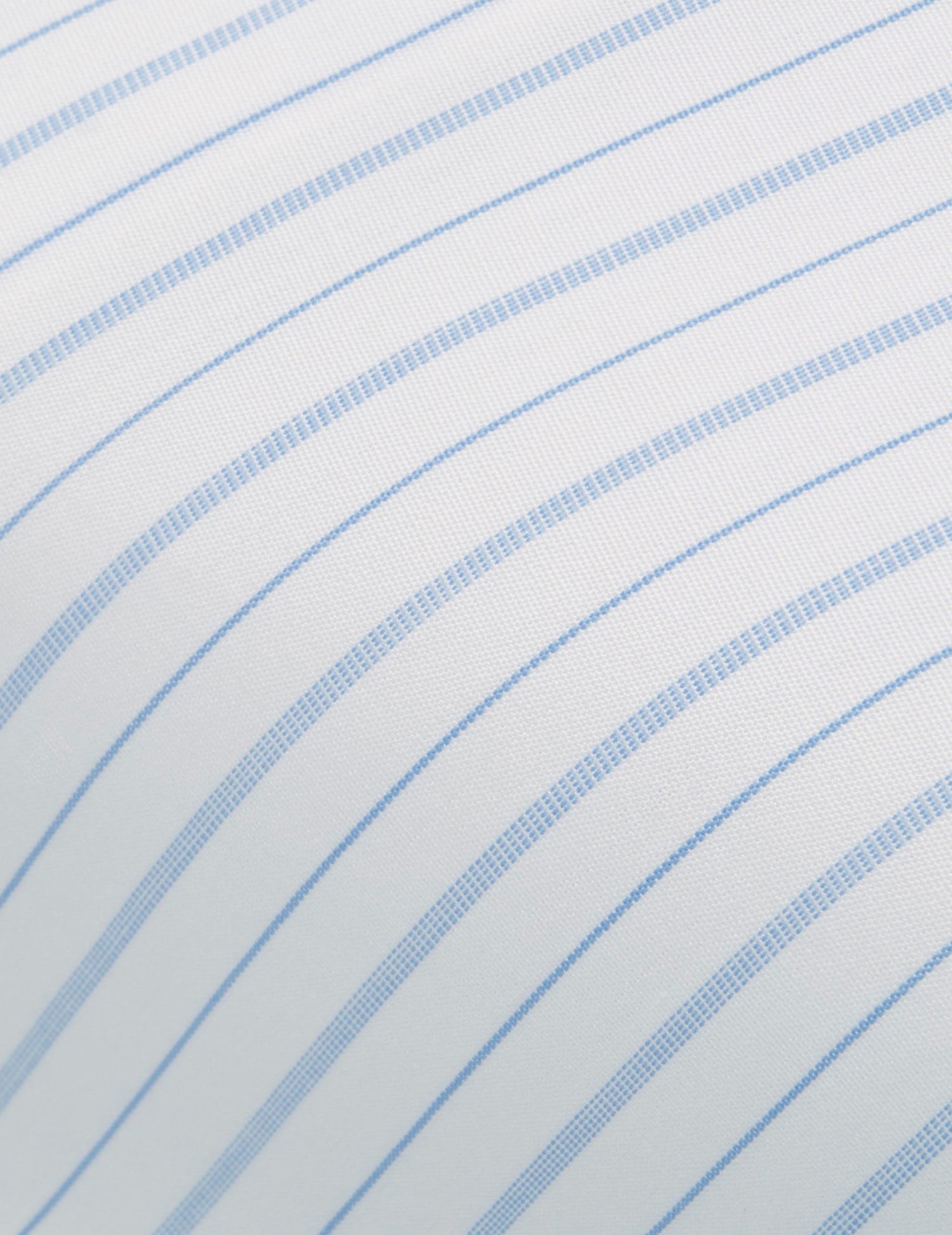 Chemise semi-ajustée Voyage rayée bleue - Popeline - Col Figaret - Repassage facile#2