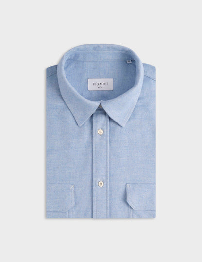 Florian blue shirt