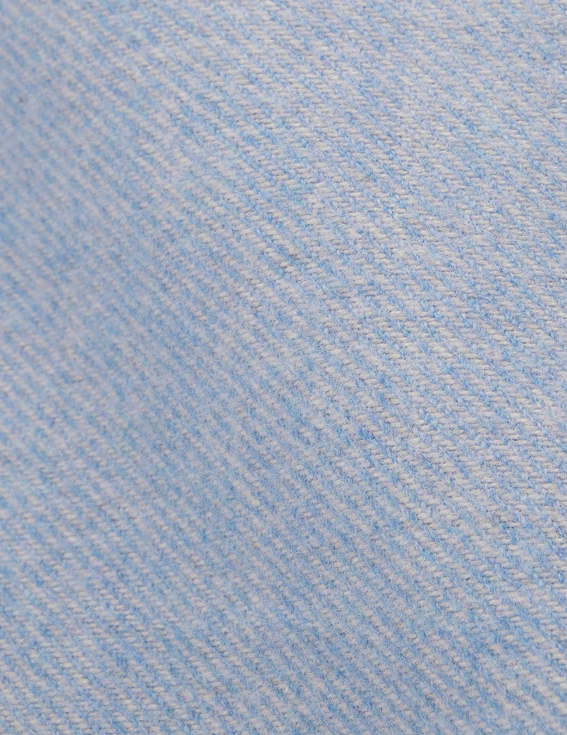 Florian blue shirt - Flannel - French Collar